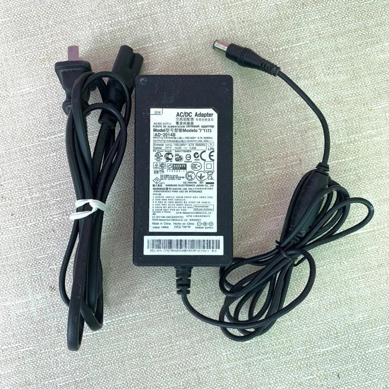 Original 14V 1.43A AD-2014B 20W AC DC Adapter Charger For Samsung S19B300NW S19B300B S19B150N LCD LED Monitor 14020GN S22B360H