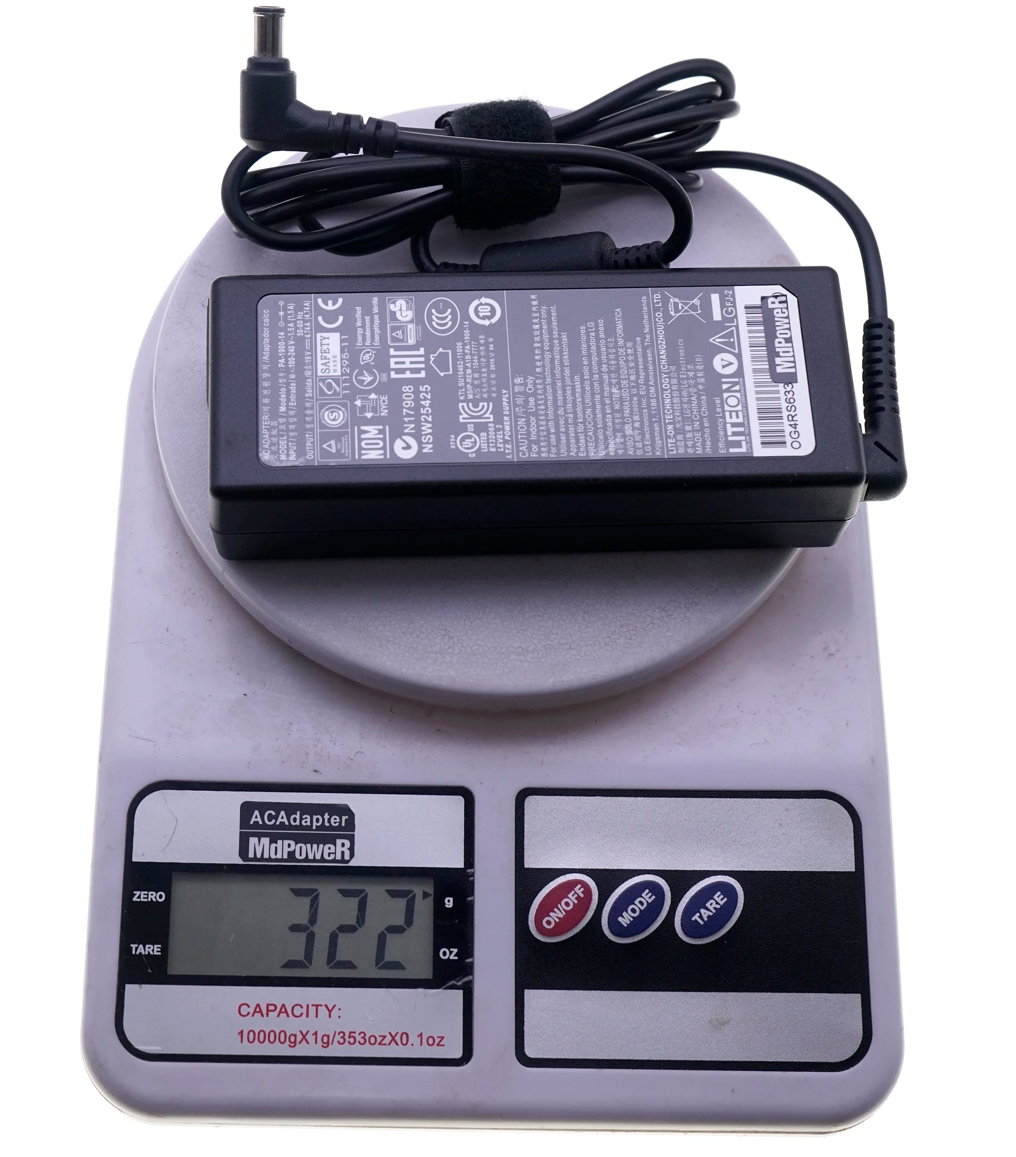 new Original FOR LG 19V 4.74A 90W PA-1900-14 laptop A51 AC adapter Power supply Charger cord