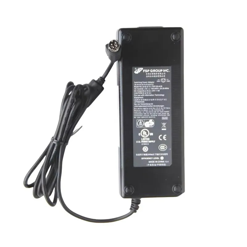 Genuine FSPAD120A CA-D12 FSP150-ABB 24V 5A 120W 4PIN AC Laptop Adapter Charger For PROTECH PA-6822 SYSTEMS Power Supply