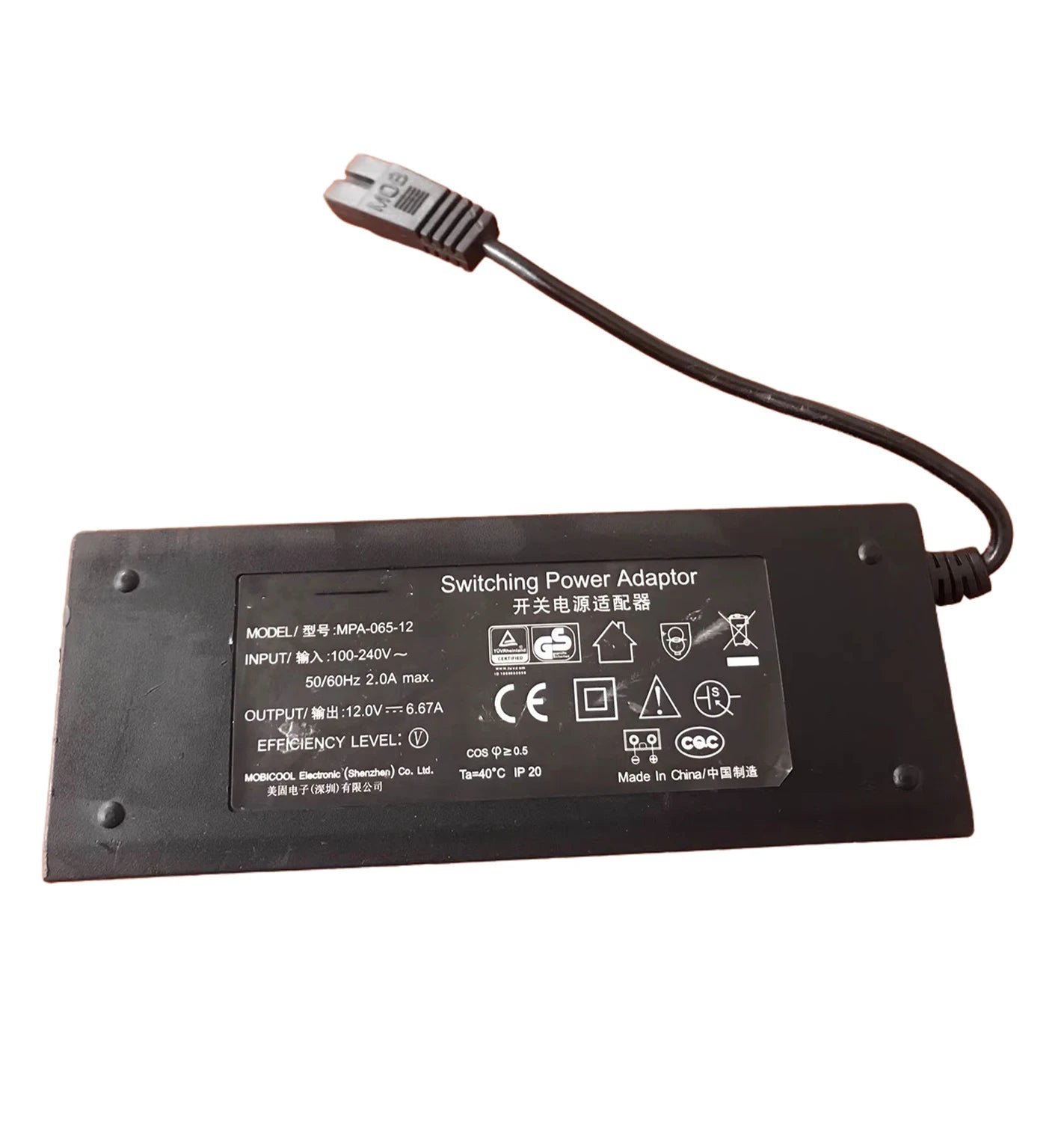 Genuine 12V 6.67A MPA-065-12 AC Adapter Charger For Mobitronic Car Refrigerator Power Supply Original Adaptor