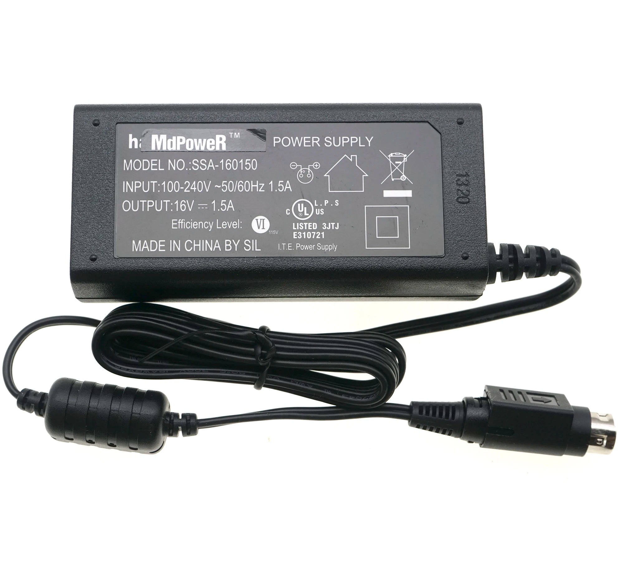 Original SSA-160150 AC Adapter 16V 1.5A  3-PIN Charger for Harman /Kardon/ JBL SoundSticks Power Supply Genuine