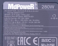 Original For HP OMEN Laptop Power Supply 20V 14A 280W TPN-LA27 TPN-CA26 AC Adapter Charger M94073-001 M95376-001 4.5*3.0mm OEM