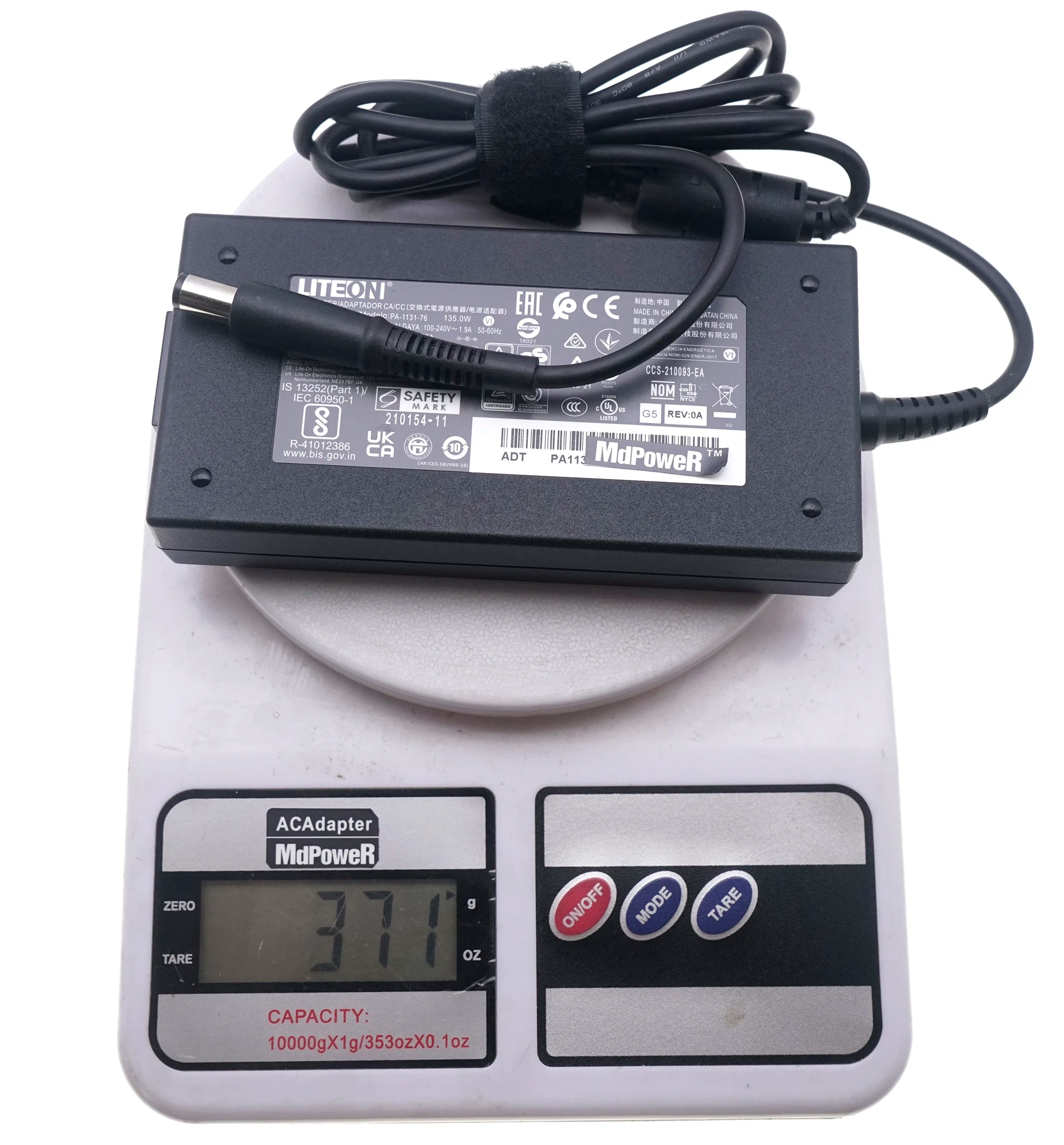 Original AC Adapter LITEON 20V 6.75A 135W PA-1131-76 Charger 7.4x5.0mm Laptop Power Supply Genuine PA-1131-72