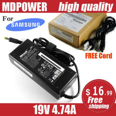 For samsung 19V 4.74A laptop power AC adapter charger 300E4A 300E4C 300E5A 300E5C 300V3A 355V4C 355V5C 370R4E 370R5V API3AD05