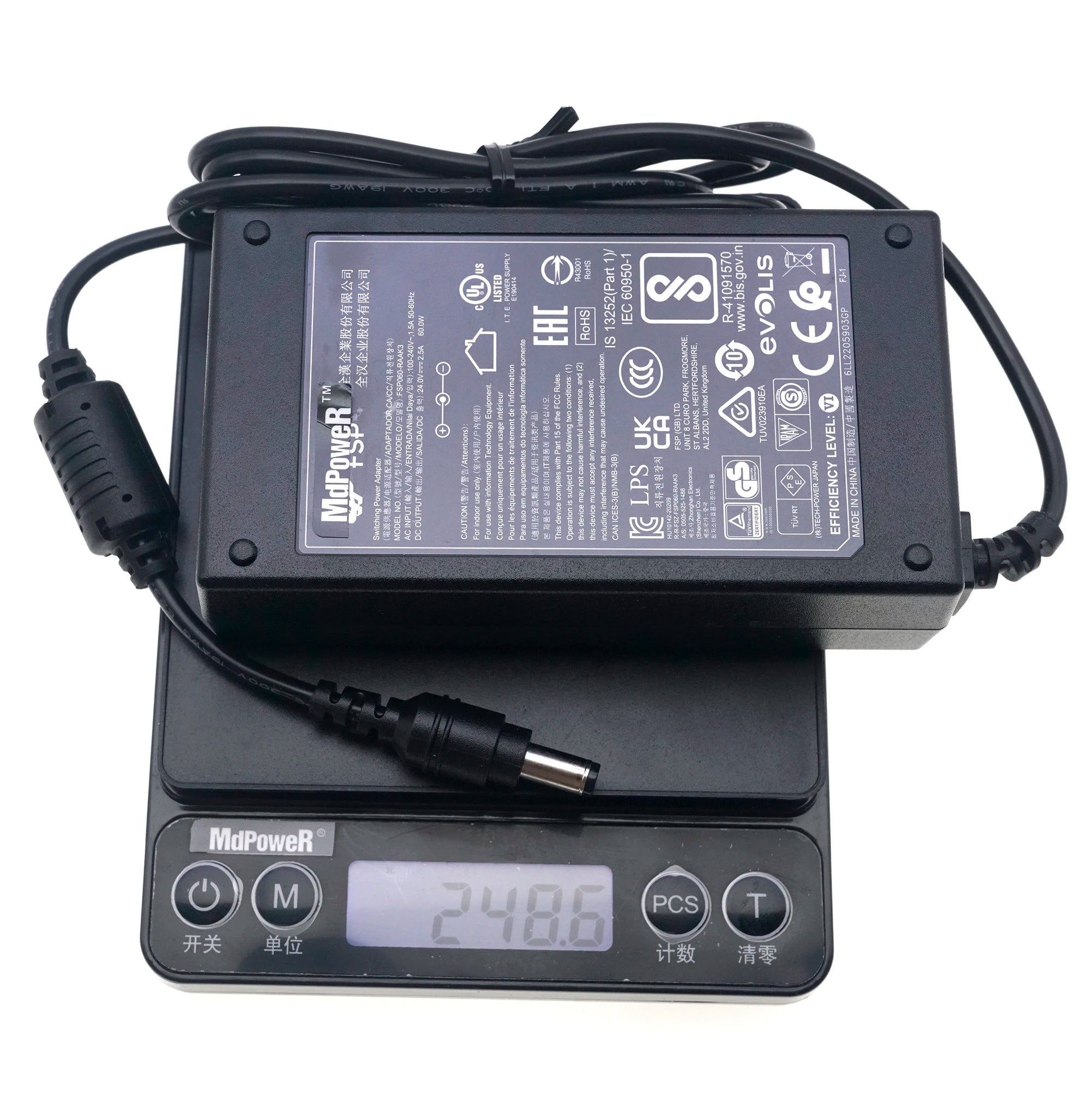 Genuine FSP FSP060-RAAK3 24V 2.5A 60W 5.5x2.5mm Switching AC Adapter For KODAK i2900 i3200 i3400 Scanner Power Supply Charger