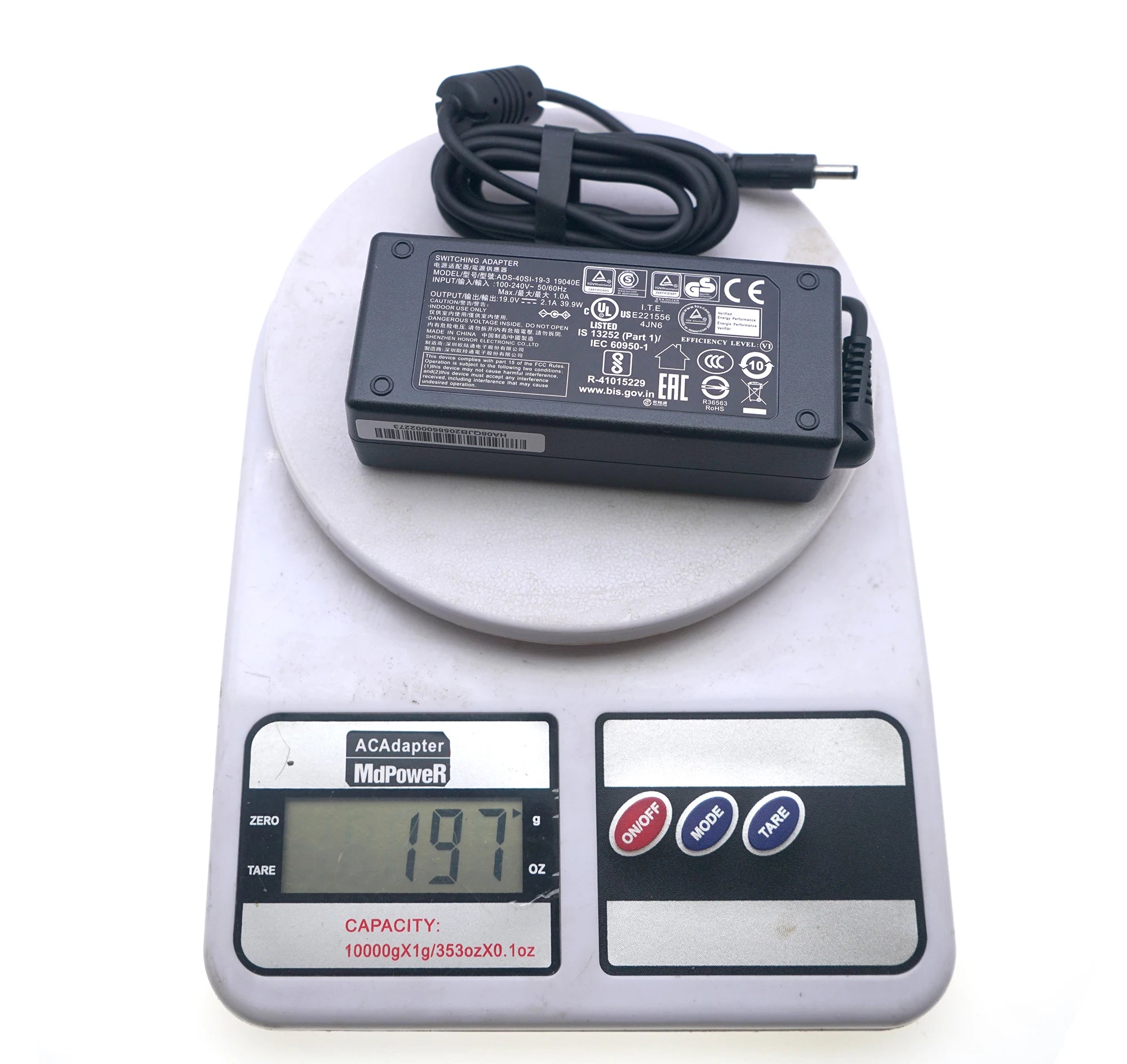 19V 2.1A 40W 3.5*1.35mm Genuine HONOTO AC Adapter Charger For AVITA Power Supply ADS-40SI-19-3 19040E ADS-45SN-19-3