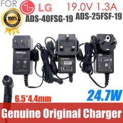Original new FOR LG 19V 1.3A ADS-40FSG-19 19025GPG-1 ADS-25FSF-19 AC adapter Power supply Charger UK EU US plug