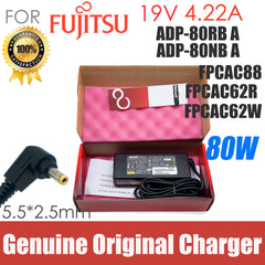Genuine AC Adapter Laptop Charger FPCAC88 ADP-80NB A 19V 4.22A 80W For Fujitsu lifebook Power Supply  FPCAC62W ADP-80RB A