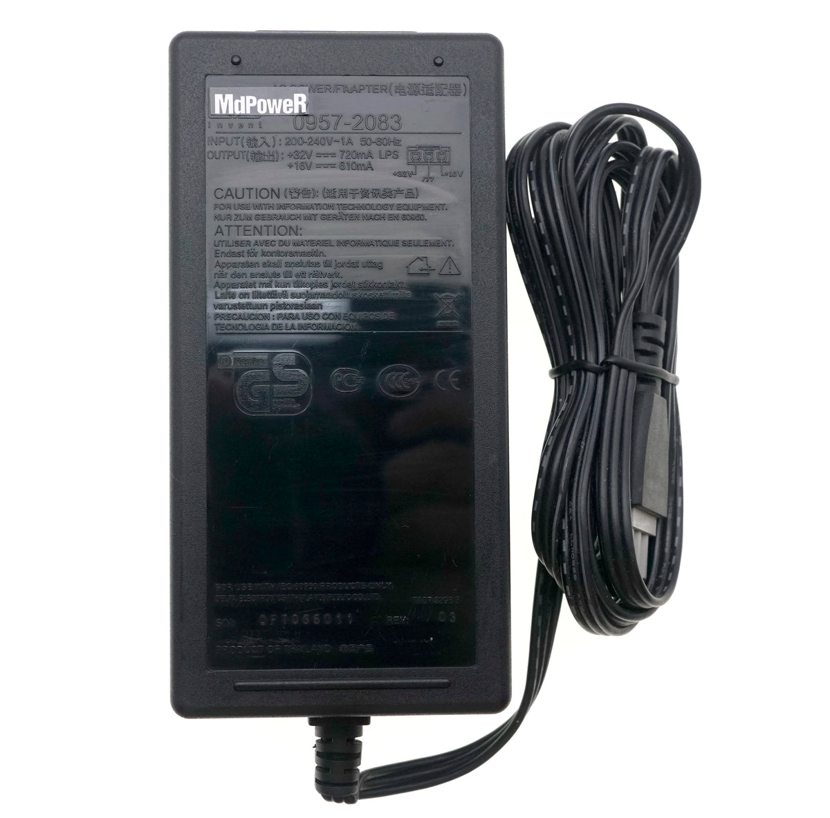 ORIGINAL FOR HP printer Scanner 0957-2083 32V 720mA 16V 610mA 0957-2146 32V 940mA 16V 625mA AC Adapter Charger Power supply