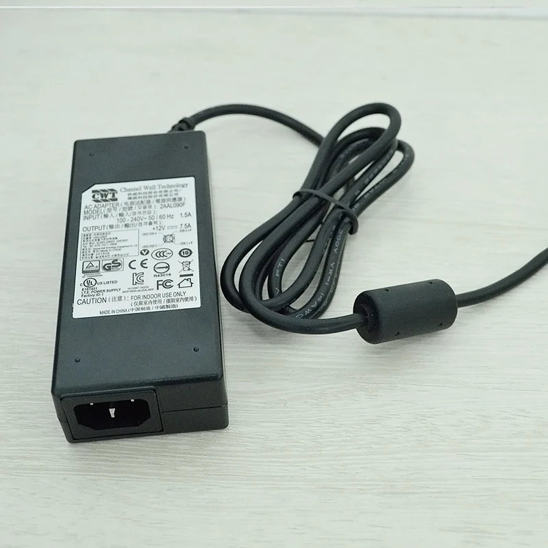 For Netgear NAS RN31400 READYNAS 314 RND4000 RN10400 Original POS Power Supply Charger Adapter CAM090121 332-10384-01 12V 7.5A