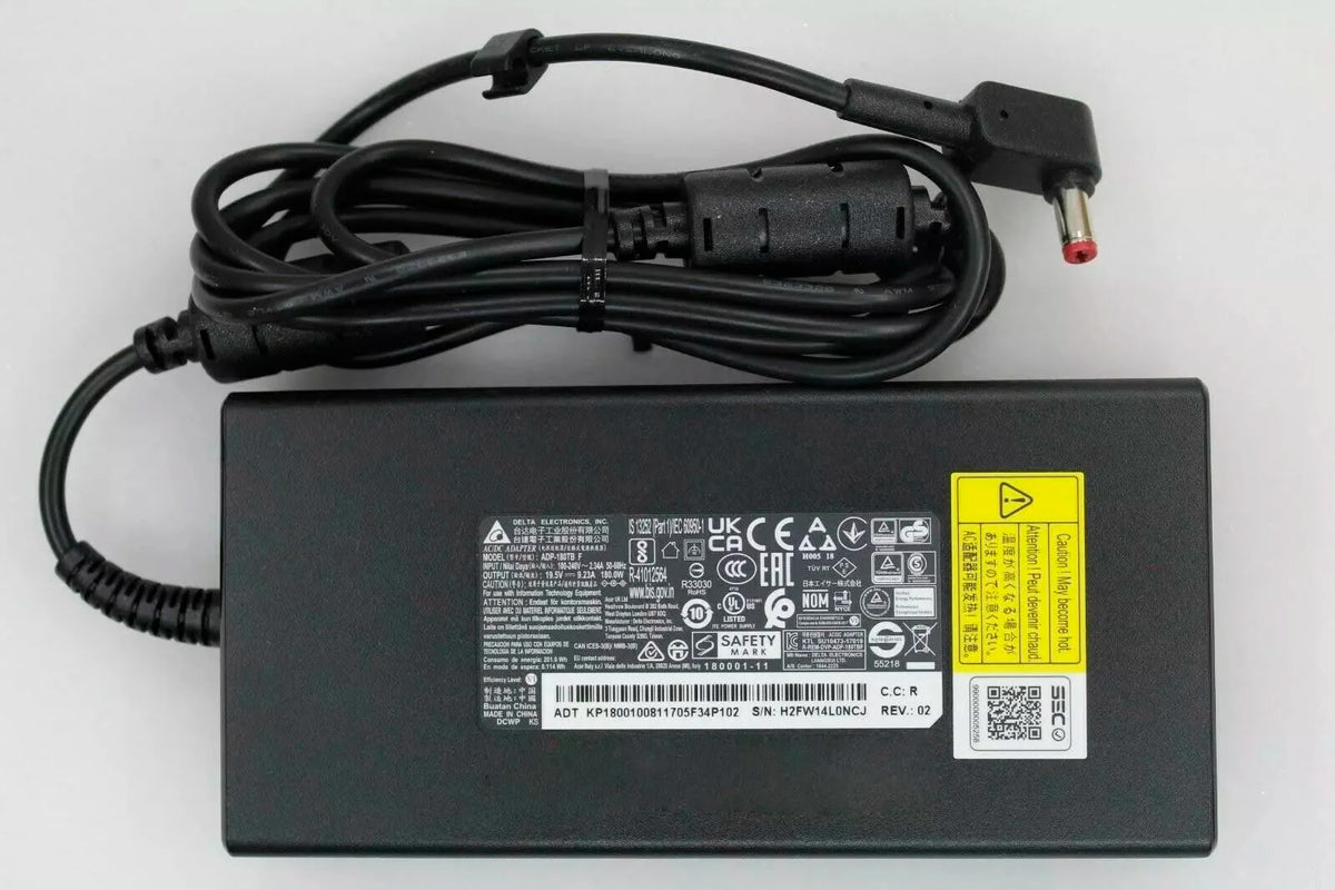 Original DELTA ADP-180TB F 19.5V 9.23A 180W 5.5x1.7mm Power Supply AC Adapter For ACER NITRO 5 AN517 H2FW071043K Laptop Charger