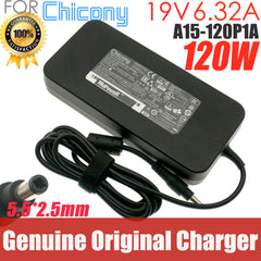 Genuine Chicony A15-120P1A 19V 6.32A 120W A120A047P A120A024L AC Adapter For ADP-120RH D MECHREVO MSI INTEL NUC Laptop Charger