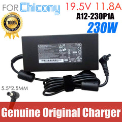 Genuine Chicony A12-230P1A 230W 19.5V 11.8A AC Power Adapter Charger For GIGABYTE AERO 15 KB-7US1130SH Gaming Laptop A17-230P1A