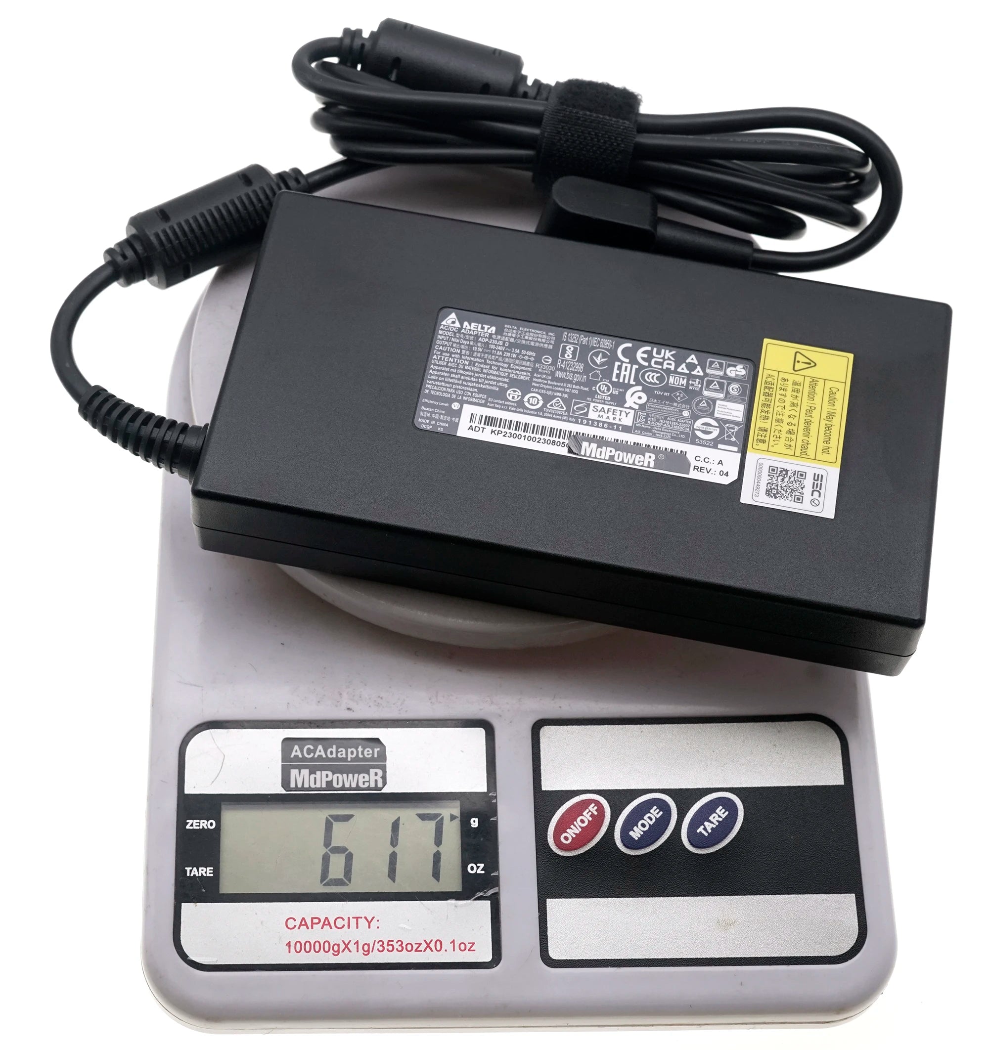 Delta ADP-230JB D AC Adapter Charger for ACER Predator Triton 500 PT515-52-762E Power Supply A17-230P1A A230A033P 19.5V 11.8A