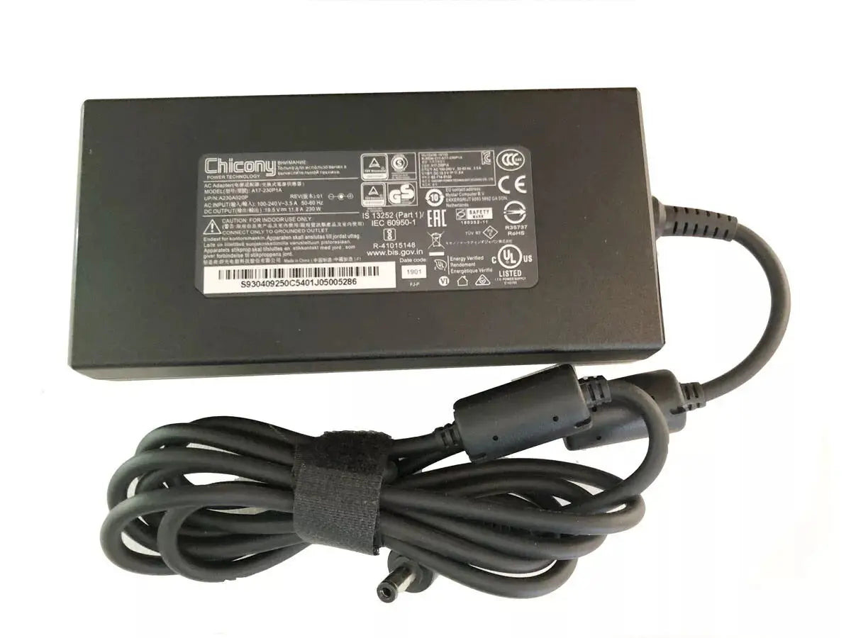 OEM Chicony A17-230P1A 19.5V 11.8A A230A015P AC Adapter for MSI GS65 GS75 Stealth 9SD-407CN 9SF-270PT 8SE 8SF Laptop Charger