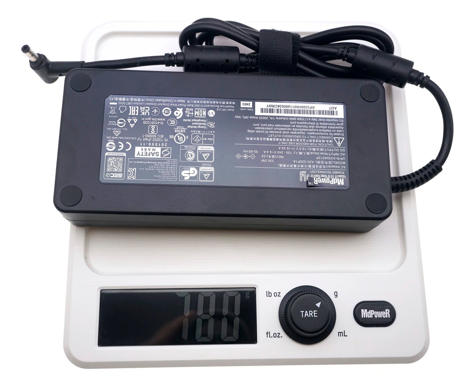 330W Charger AC Adapter A20-330P1A for MSI X8ti X10ti ZX9 TX9 ZX10 X170K Laptop Power Supply ADP-330AB 19.5V 16.92A  5.5*2.5mm