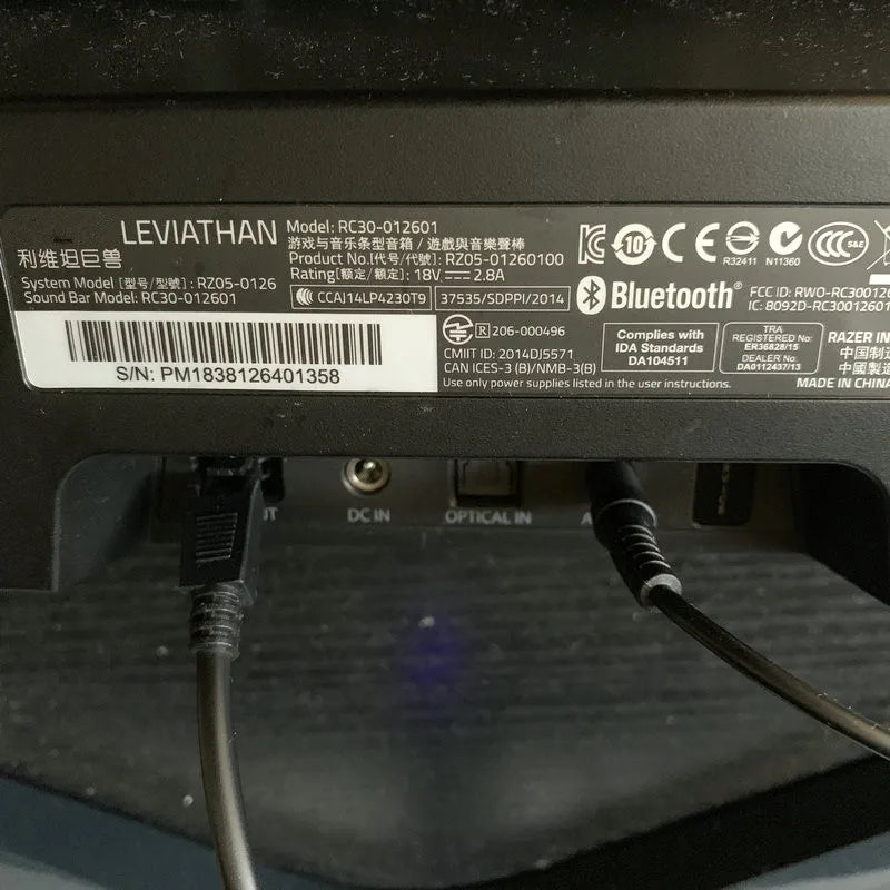Replacement AC DC Adapter 18V 3A 2.8A Charger RZ05-0126 Power Adaptor For Razer LEVIATHAN RZ05 RC30 Music Speakers Power Supply