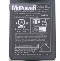 US 19V 1.7A Switching Adapter ADS-40FSG-19 ADS-45FSQ-19 Power Supply for LG Full HD Monitor E1948S E2242C E2249 E2351VZ W1947CY