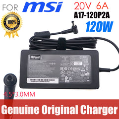 Chicony 20V 6A 120W Genuine AC Power Adapter Charger A17-120P2A For MSI GF63 Thin 11SC-430CA 10SC-222 10UC-440 270 Power Supply