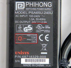 Genuine Phihong Switching Power Supply 24V 2.5A 8PIN 60W PSA65U-240U-R PSA 65U-240U