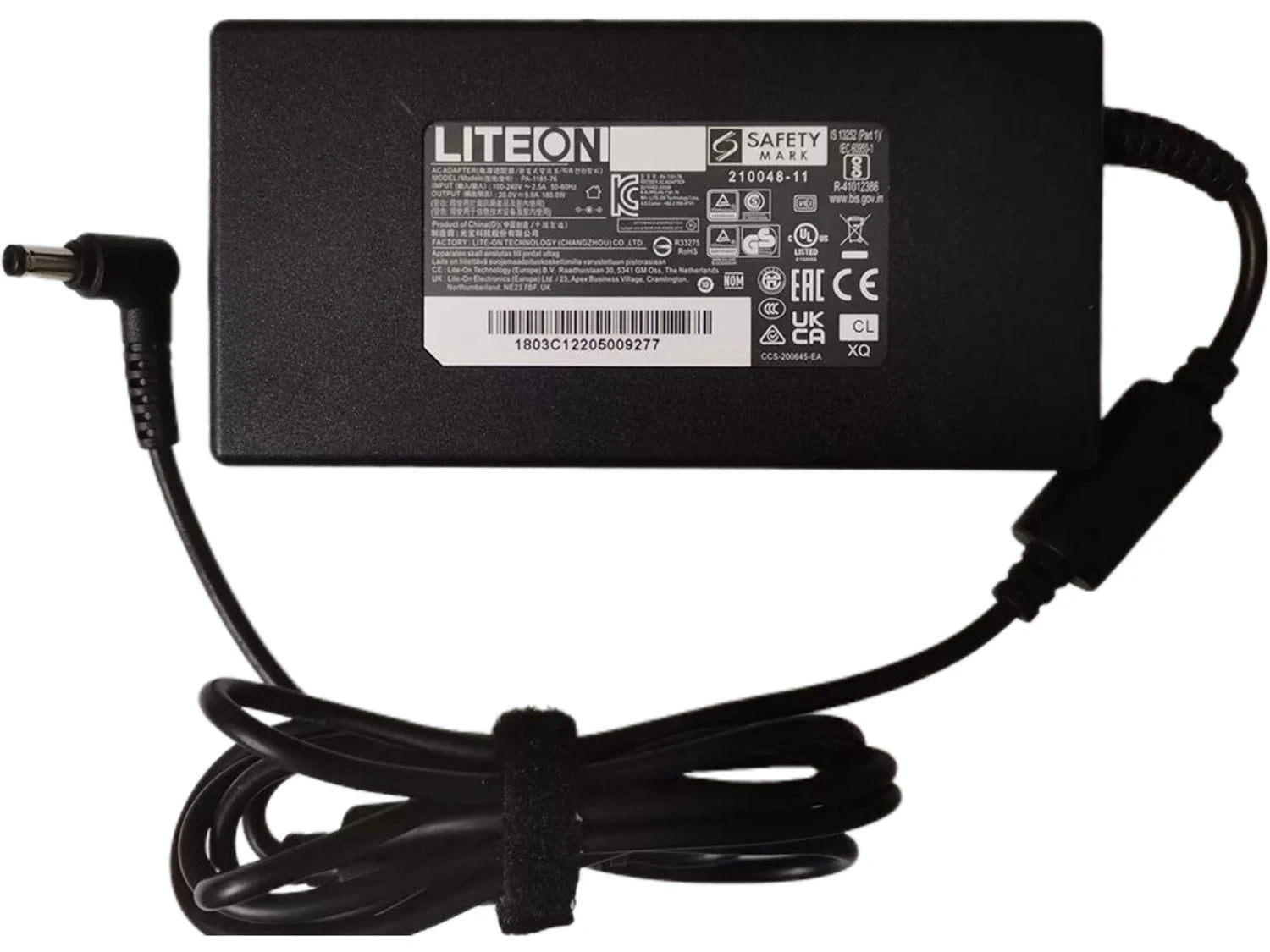 Genuine 180W Charger For THUNDEROBOT 911 MT Gaming Laptop Power Supply AC Adapter LITEON 20V 9A  PA-1181-76 5.5x2.5mm