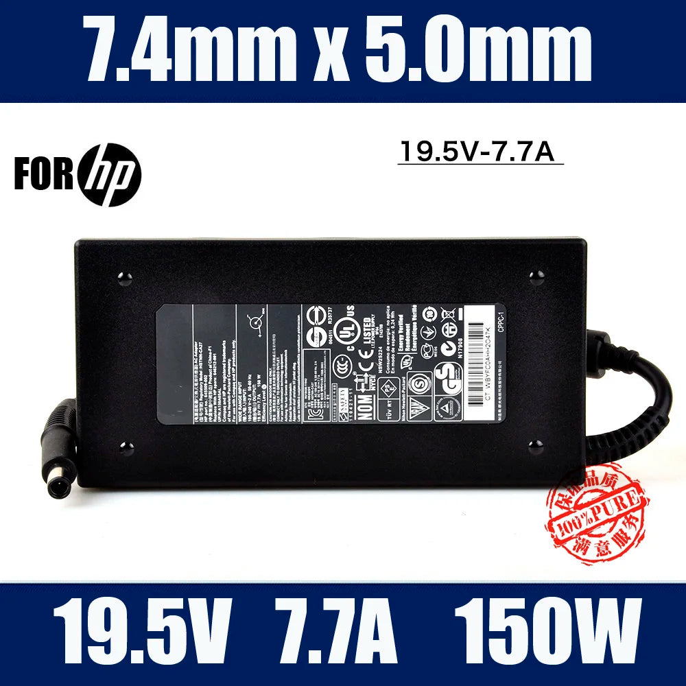 Original 19.5V 7.7A 150W Ac adapter laptop charger For HP 645509-002 646212-001 HSTNN-CA27 PA-1151-03 HSTNN-HA09 8560W 8760W