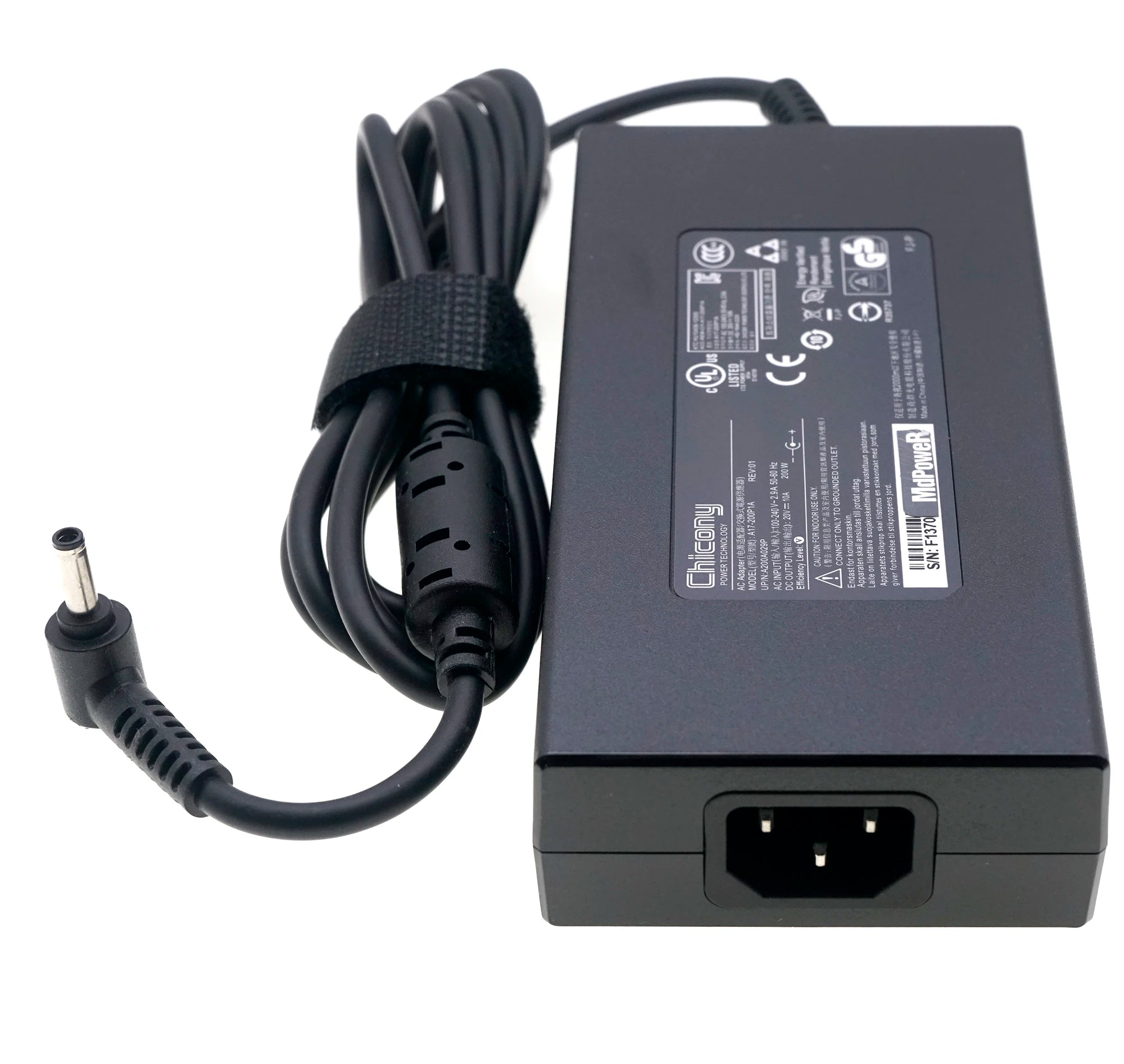 Brand New For Chicony A21-200P2B 20V 10A 200W 4.5x3.0mm A200A022P AC Adapter For MSI Laptop Power Supply Charger A15-200P4B