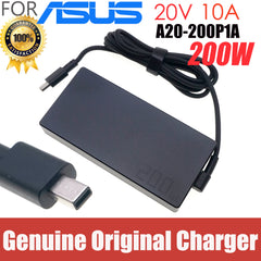 Genuine 20V 10A 200W A20-200P1A AC Adapter Charger For Asus ProArt P16 H7606WP ROG Zephyrus G16 GA605 USB Tip ADP-200EB B