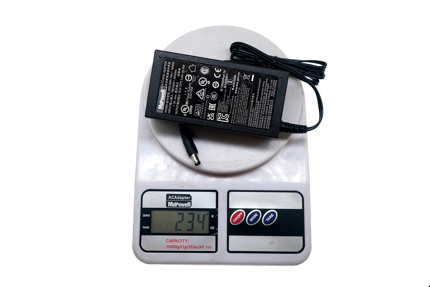 HONOTO 65W 19V 3.42A AC Adapter Charger for Fujikura 26S 27S 28S 31S 36S 38S 41S 21S 22S Fusion Splicer Power Supply ADC-19A