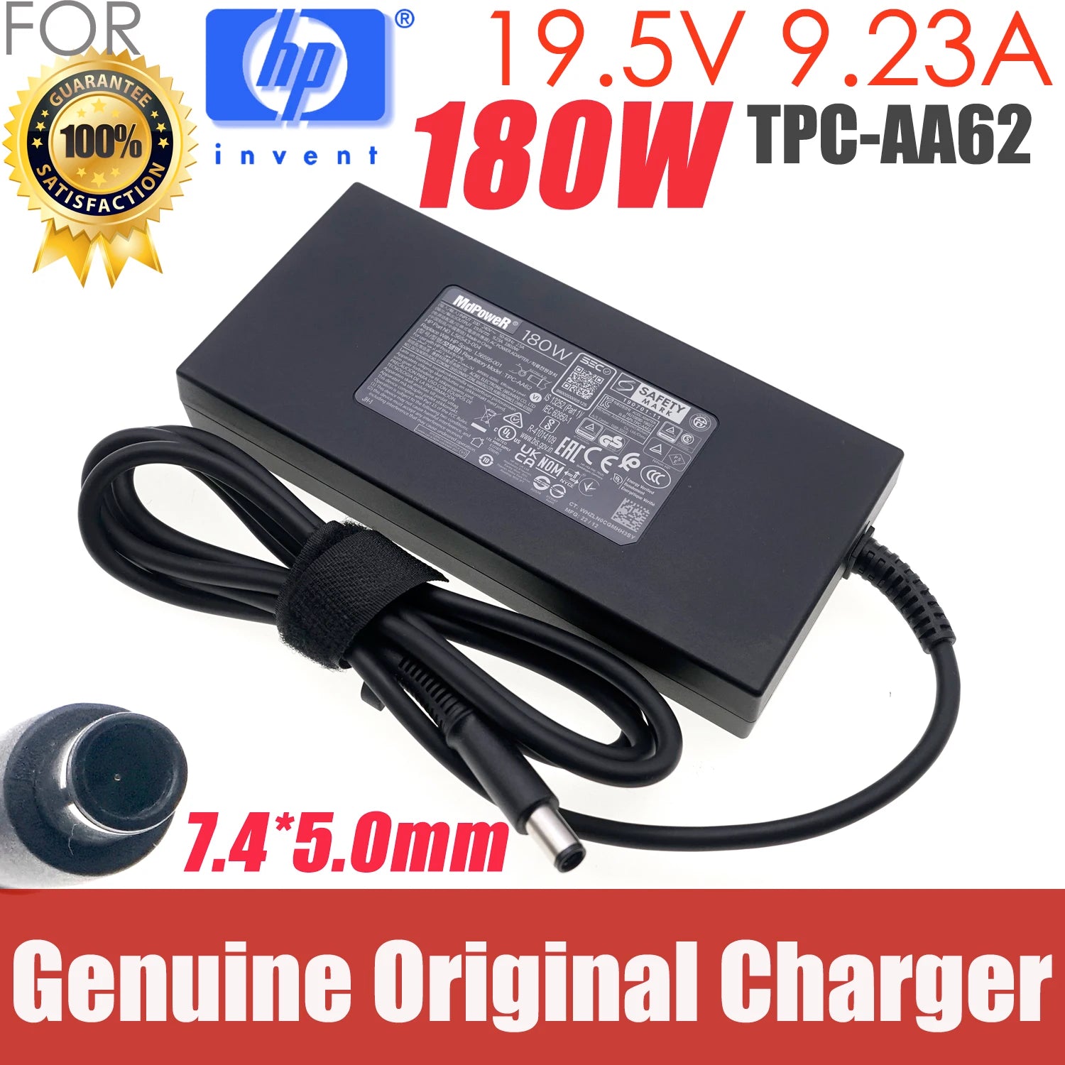 Genuine 180W 19.5V 9.23A Monitor Laptop AC Adapter Power Charger for HP ELITEDESK 800 G1 TPC-AA501 901571-004 681059-001