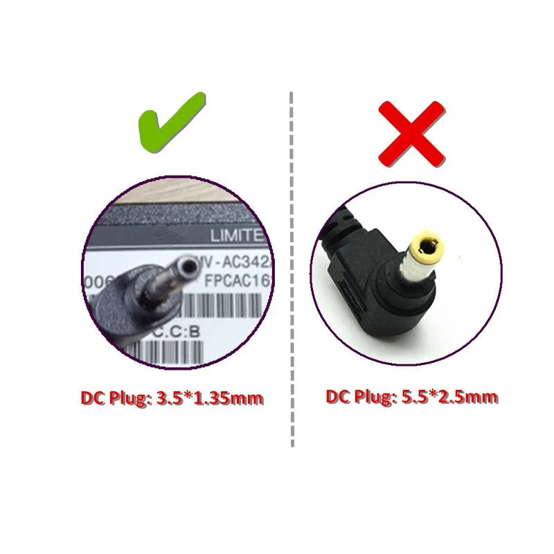 Genuine 19V 3.42A 65W 3.5*1.35mm AC Adapter CP500637-01 CP788559-01 FPCAC163 Charger for Fujitsu Stylistic Q738 Q739 R726 Q775