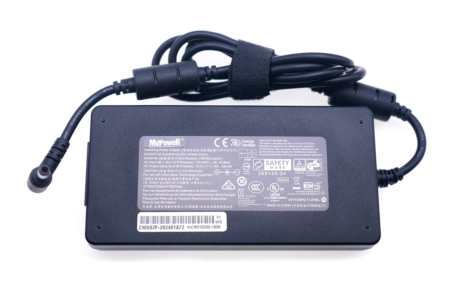 Original FSP 19.5V 11.79A 230W FSP230-AJAS3-1 Power Supply AC Adapter For INTEL NUC8I7 NUC9I7 NUC9I5 NUC8I7HVK NUC8I7HNK Charger