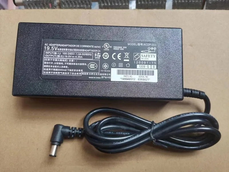 Genuine 19.5V 4.35A 85W AC Adapter Charger ACDP-085E02 ACDP-085N02 ACDP-003 for Sony Bravia KDL-48R480B LCD TV  Power Supply