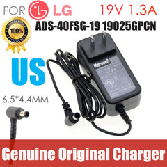 new Original FOR LG 19V 1.3A ADS-40FSG-19 US plug AC adapter Power supply Charger cord