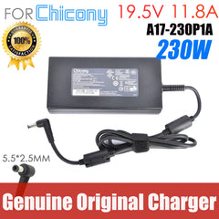 Chicony A17-230P1A 19.5V 11.8A 230W A230A029P A230A022P AC Adapter For Medion Erazer Deputy P25 Gaming Laptop Power Supply OEM