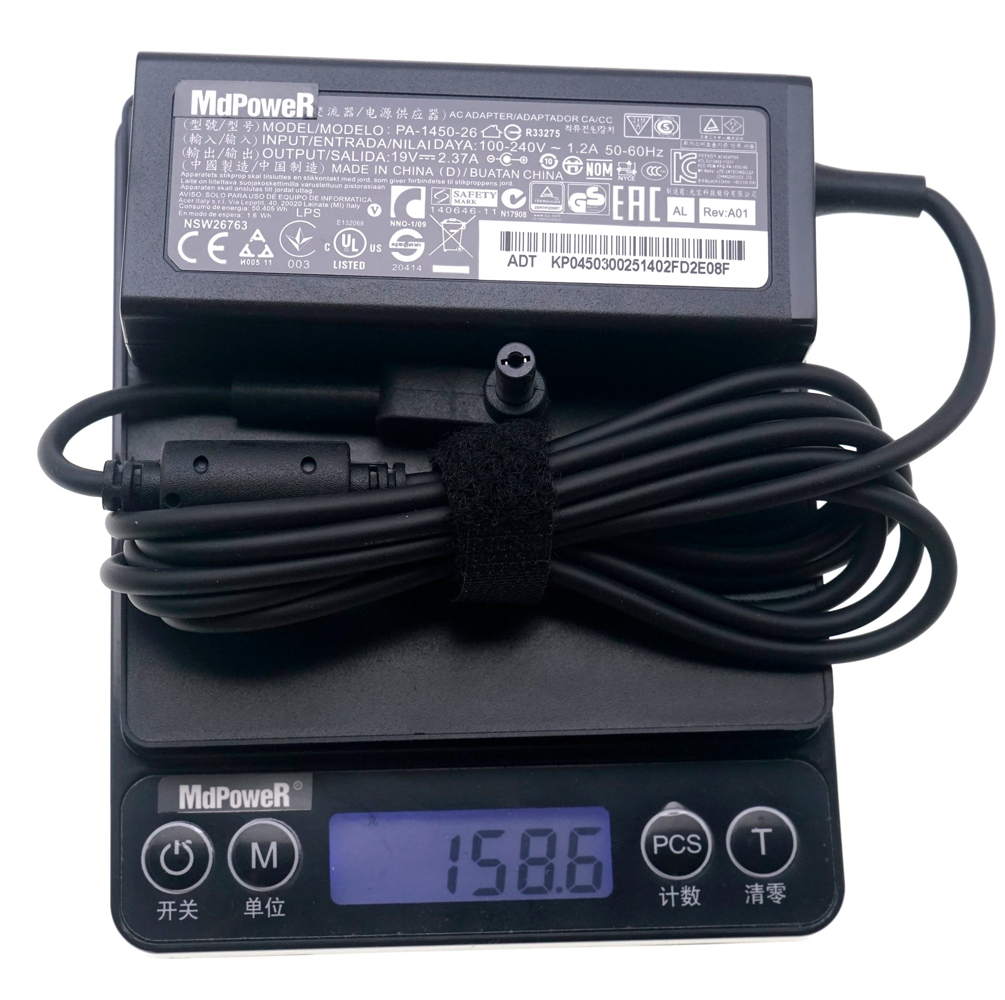 19V 2.37A 45W 5.5*1.7mm AC Adapter Charger for Acer ES1-432 ES1-531 V3-371 V3-331 V3-371 V3-371-52GP13 V3-372 V3-371-52GP13
