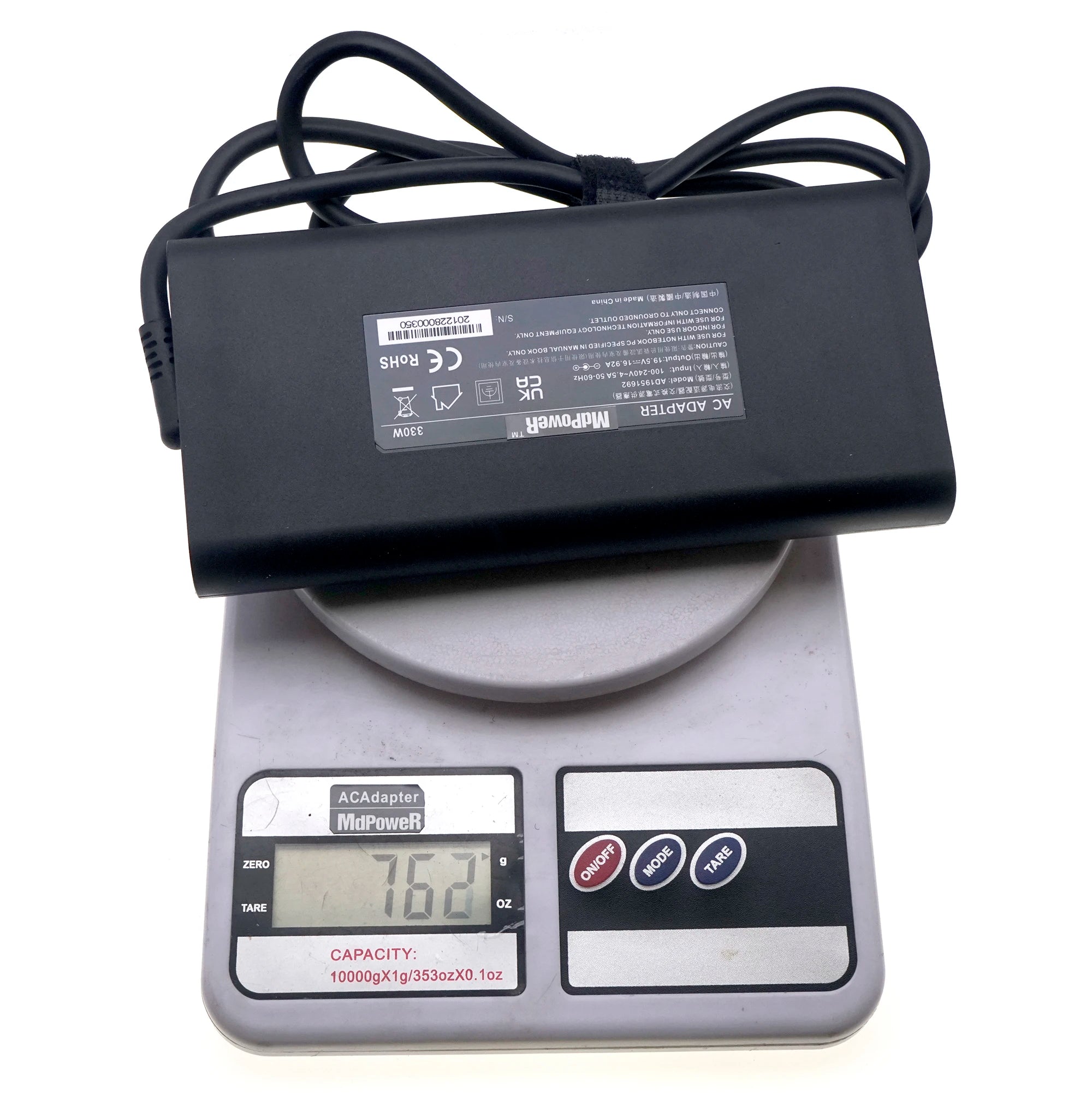 Slim Portable 19.5V 16.92A 330W GAN AC Adapter Charger For DELL Alienware Laptop Power Supply LA330PM210 HA330PM201 DA330PM201