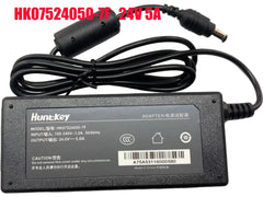 Genuine AC ADAPTER HUNTKEY 24V 5A 120W HKA12024005-7A HKA12024005-7B HK07524050-7F LASER EpiqVision EF12 POWER CHARGER SUPPLY