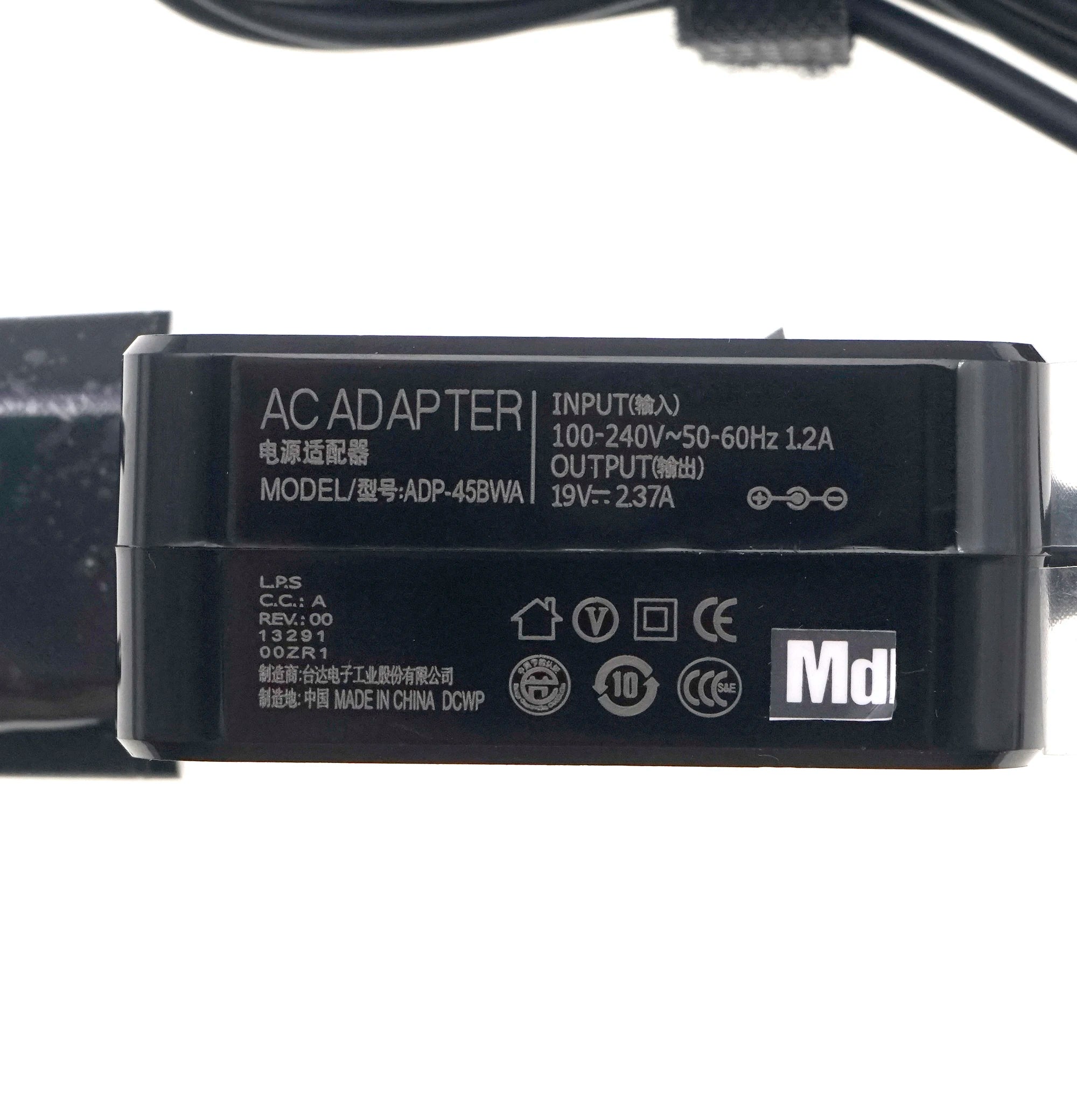 19V 2.37A 40W 3.5*1.35mm For ASUS BENQ  ifunk joybook Haier Laptop AC Adapter power Charger ADP-45BWA