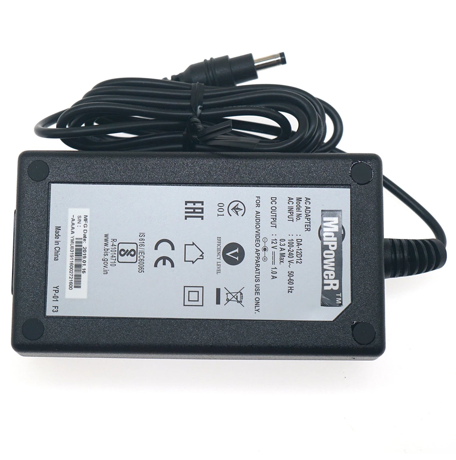 Original AC Adapter DA-12D12 12V 1A For LG BP-125 BP125-N BP556 BP350 BP255 Blu-ray DVD 3D Player Power Supply Charger Cord