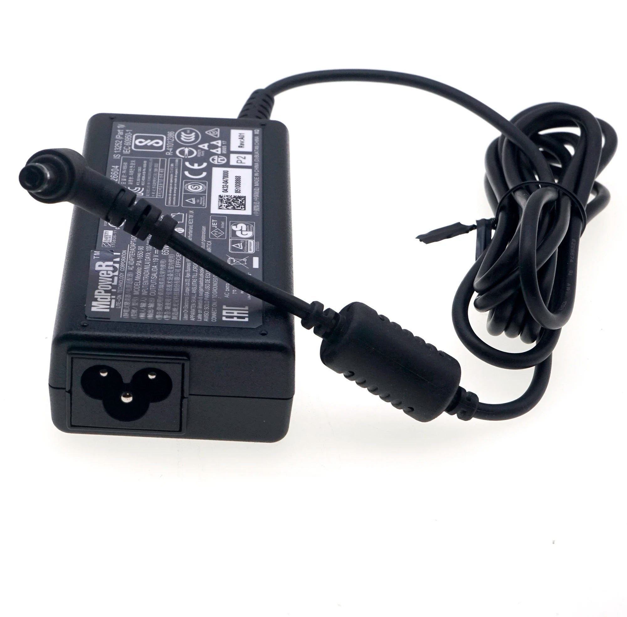 Genuine LITEON PA-1650-90 19V 3.42A 65W PA-1650-91 AC Adapter Charger For ASUS TOSHIBA Satellite INTEL NUC Laptop  Power Supply