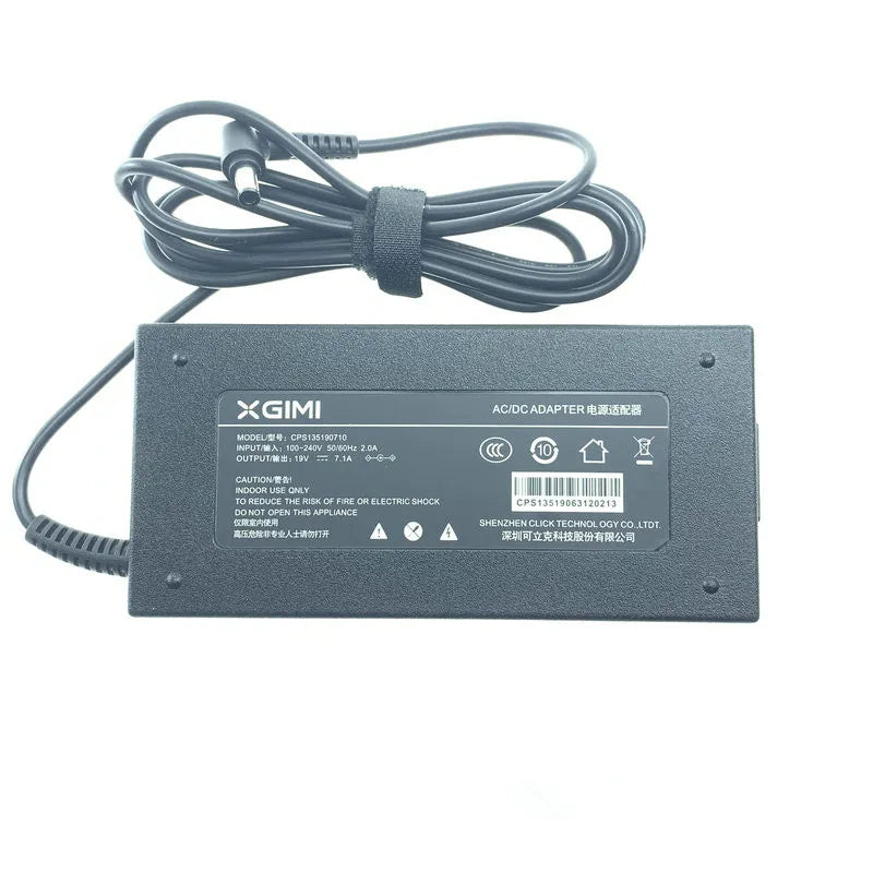 Original 19V 7.1A AC Power Adapter Charger For XGIMI Projector H1 H1S Z5 XF09G H3 ADP-120UH B ADP-135KB T Power Supply
