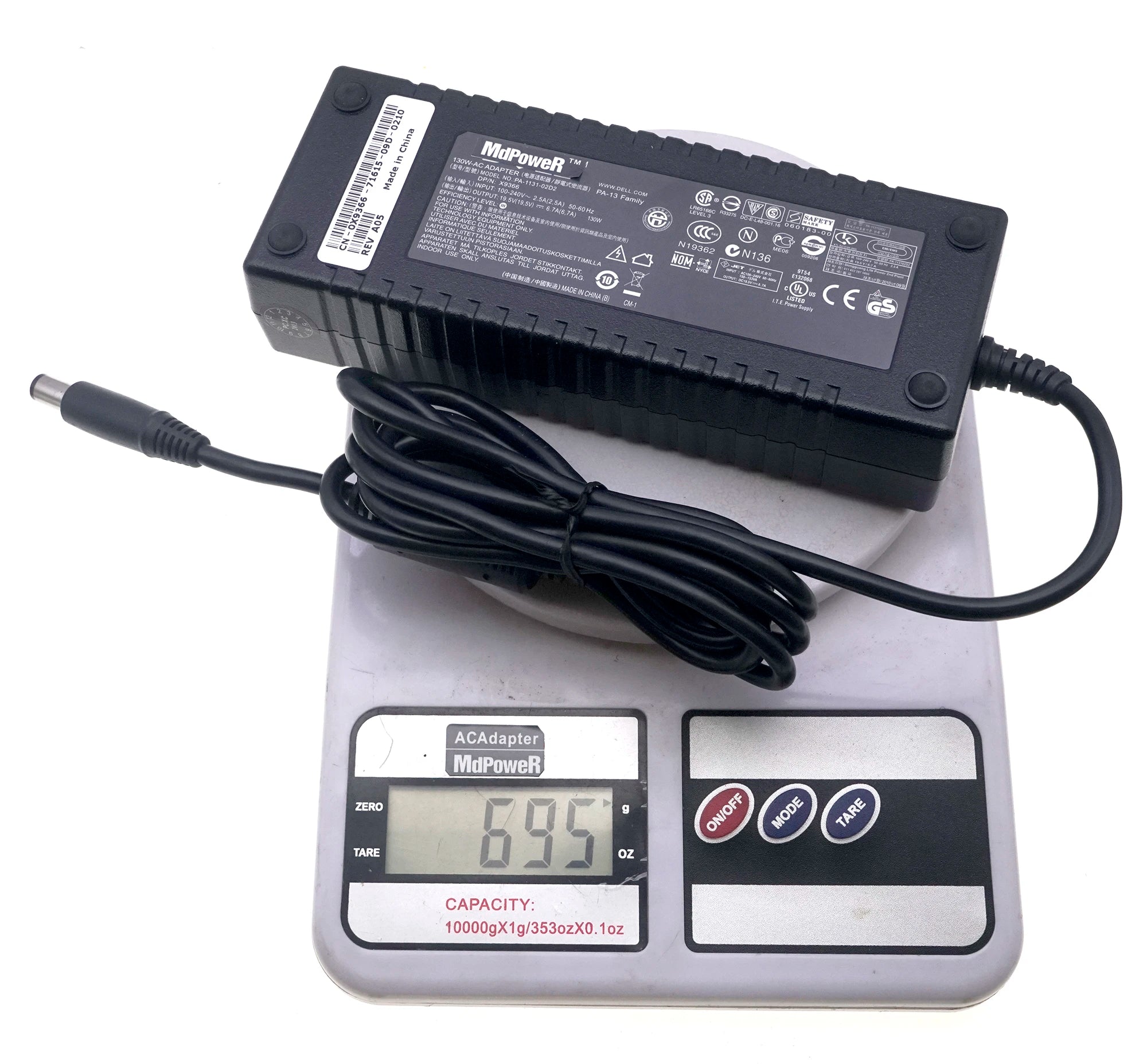 Genuine 19.5V 6.7A 130W PA-1131-02D2 PA-13 AC Adapter Charger For Dell Studio 1535 1536 XPS 14 Laptop Power Supply LA130PM121