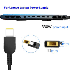 20V 16.5A 330W Replacement Power Supply ADL330SDC3A ADL330SCC3A ADL330SLC3A AC Adapter For Lenovo LEGION 330W Laptop Charger