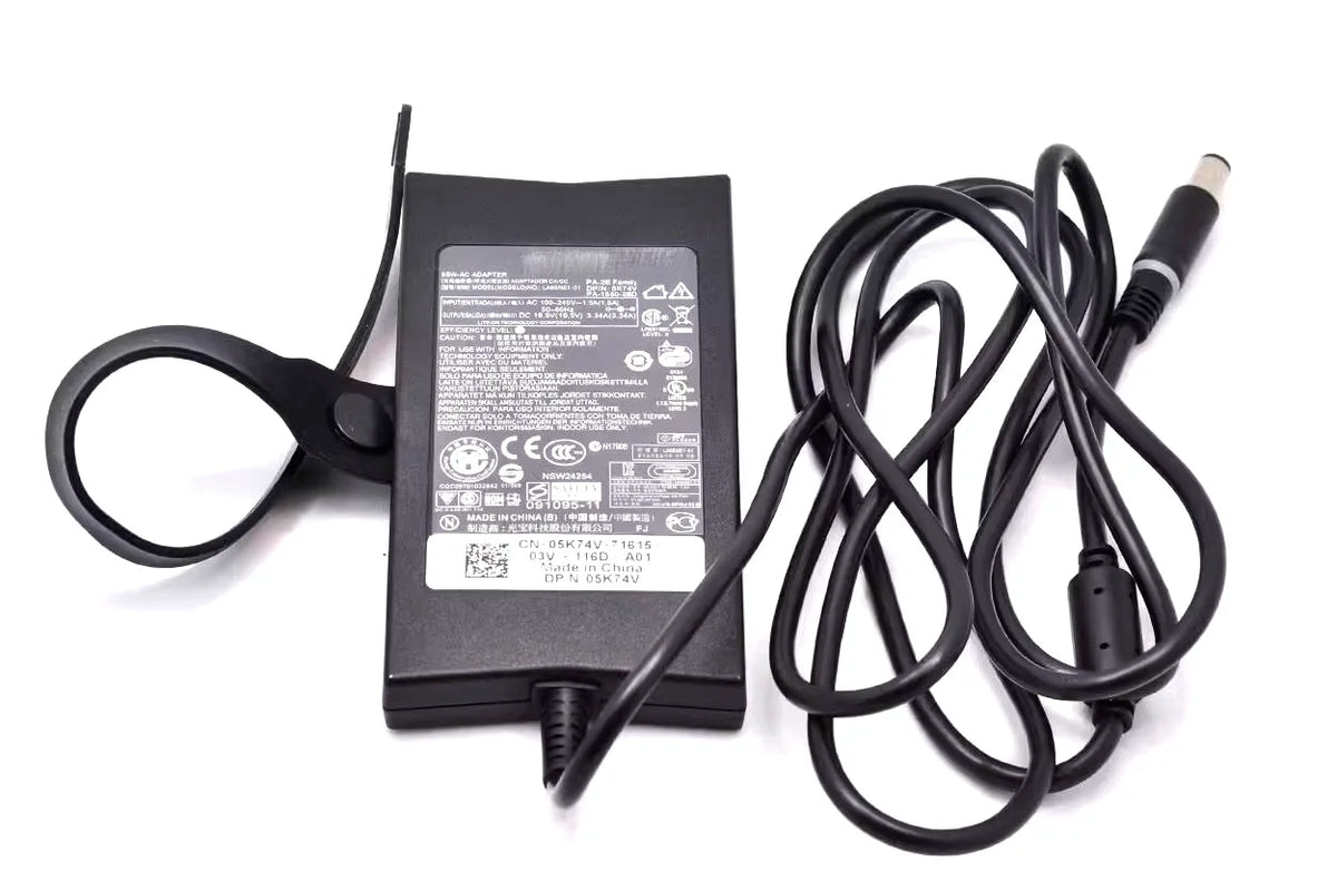 Original Laptop Charger 19.5V 3.34A 65W for Dell PA-12 0HN662 HN662 TJ76K 0TJ76K PA-2E LA65NS0-00 HA65NS1-00 PA-1650-05D2 Series