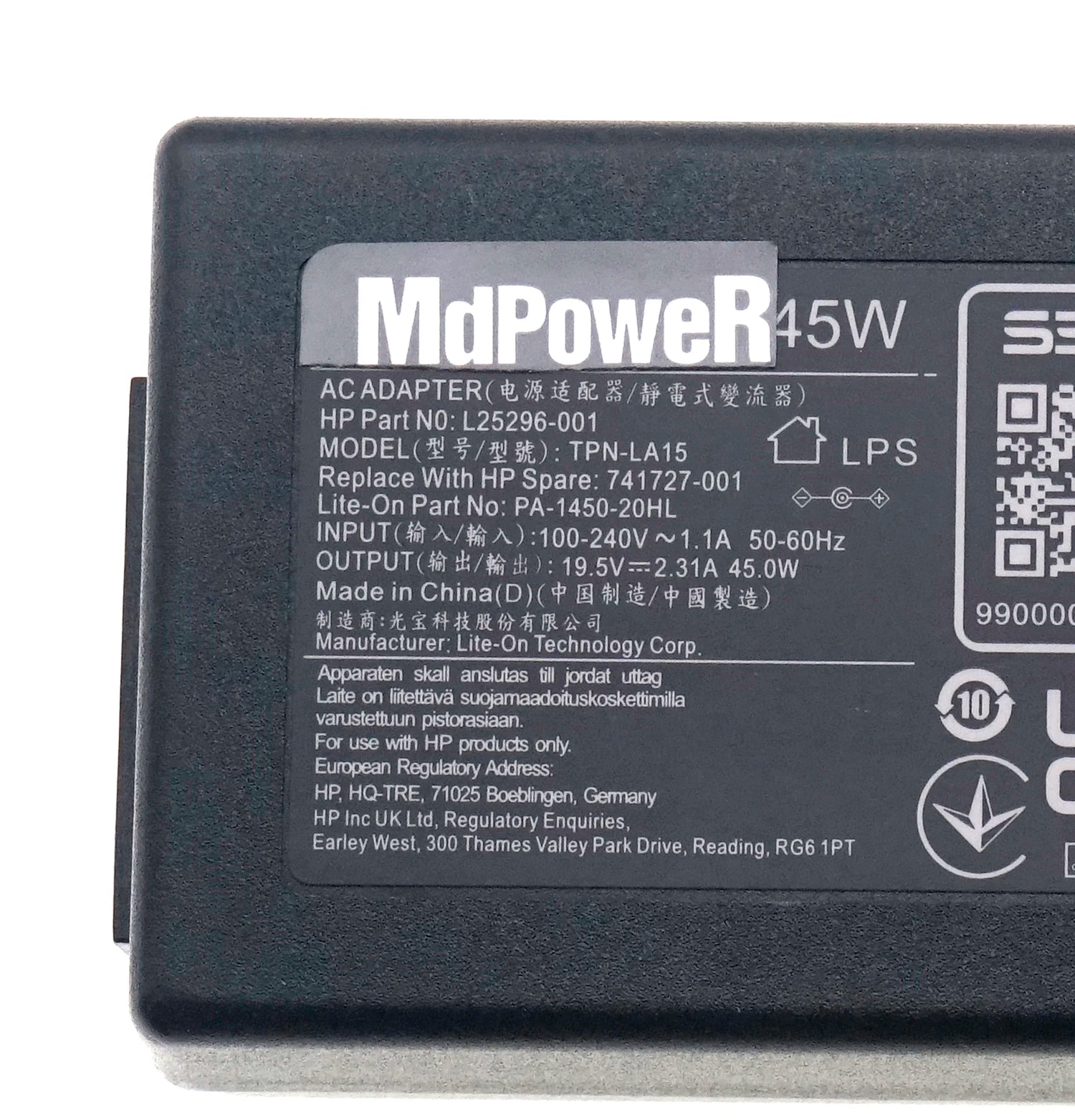 Genuine HSTNN-CA40 TPN-LA15 TPN-CA14 L25296-001 For HP ENVY 19.5V 2.31A 45W x360 AC adapter power Charger 740015-003 TPN-DA16