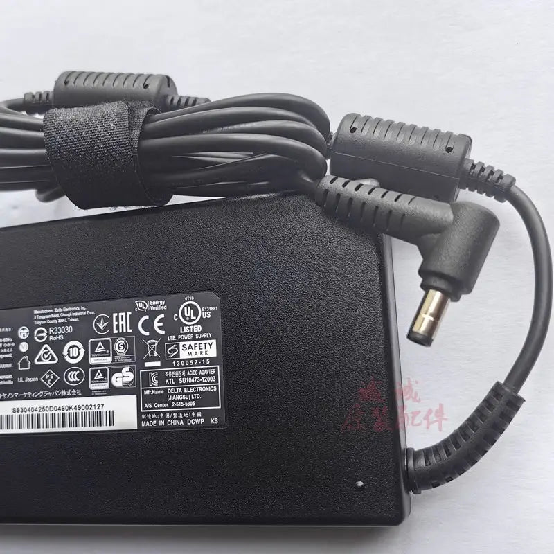 Original For MSI GL62 GL62-6QD GL62-7RD MS-16J9 Gaming Laptop Power Supply AC DC Adapter Charger Delta 19.5V 7.7A 150W 5.5*2.5mm