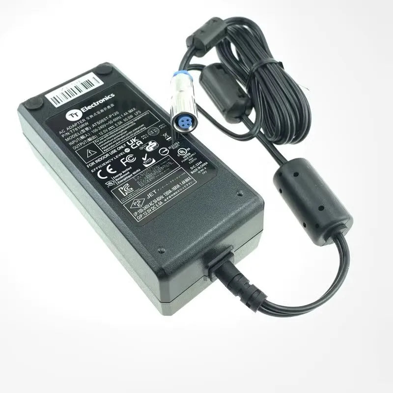 For TT Electronics ATS065T-P120 AC Adapter 12V 5A Charger 60W Power Supply Special 4 Hole Plug