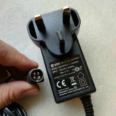 Genuine HOIOTO ADS-25FSG-12 12024EPB 12V 2A 4 Pin Din Switching Adapter Charger 24W Power Supply UK Plug