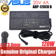 Genuine 20V 6A 120W 4.5*3.0mm Laptop AC Adapter Charger ADP-120CD B PA-1121-22 For Asus ZenBook UX534F UX480FD Q537 Power Supply